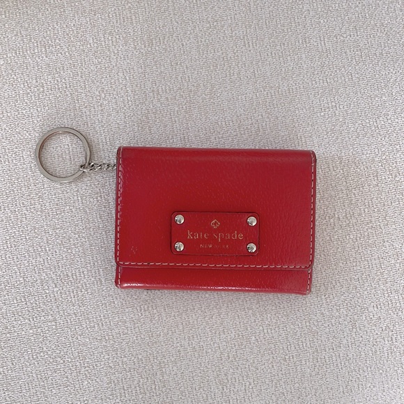 KATE SPADE | Keychain Wallet - Red - Picture 1 of 7